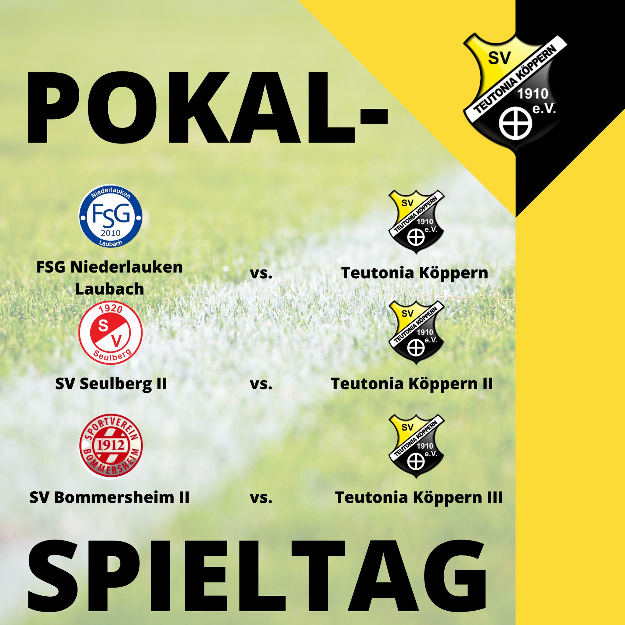 POKAL-SPIELTAG ❗️🏆 Die Saison beginnt für all unsere drei Mannschaften heute mit dem ersten Pflichtspiel. Dabei heisst es direkt K.O-Spiel, …